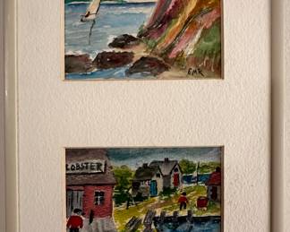 Beach-town Scenes by E M K