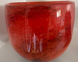 Studio Glass Vessel signed by the artist