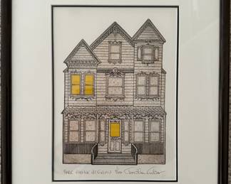 "Park Avenue Victorian" Etching by Jonathan Talbot