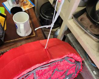 Same Spiderman pin̈Ata as previous picture just showing that it has the hanging loop up at the top.
$10