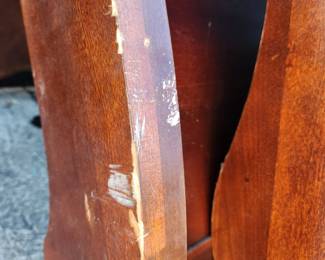 Same queen sleigh bedframe only showing blemishes.
$45