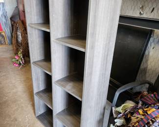Same 8-cube shelf as previous picture but different angle. 
$80