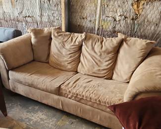 Tan sofa 
Still has life in it.
Recently reduced to $100
