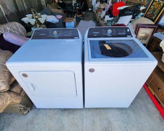 Working washer and dryer set with all the attachments needed.
$500 for both. 