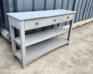 Solid wood entryway table
$100