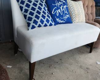 White bench that needs a good hand scrub.
$100