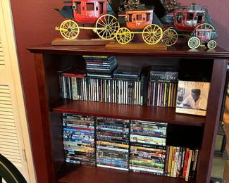 CDS, DVDS, VHS and Wells Fargo Collectable Stagecoaches