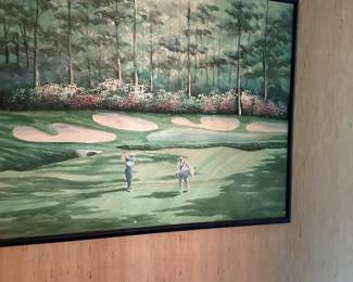 Large scale golf painting
