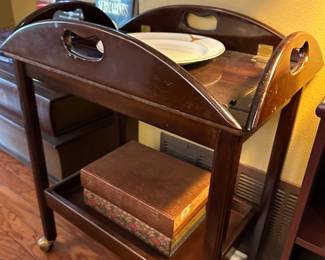 Bombay Co. Drop-leaf serving cart