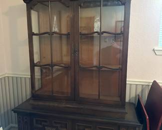 China cabinet in guest room