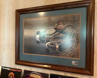 Dennis Schmidt Framed Duck Art