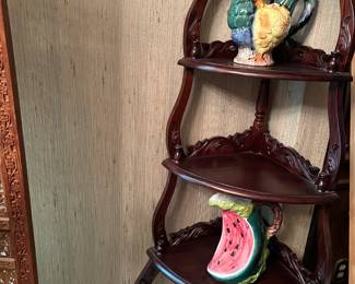 Corner Shelf in Dining Room