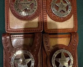 Former Texas Rangers Badges