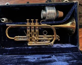 Vintage 50 Medals of Honor Cornet Made in England