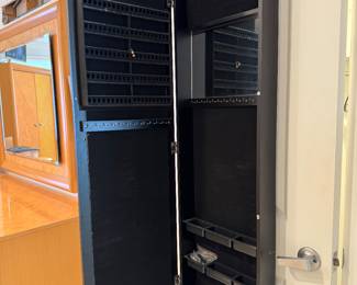 Accessories cabinet inside view