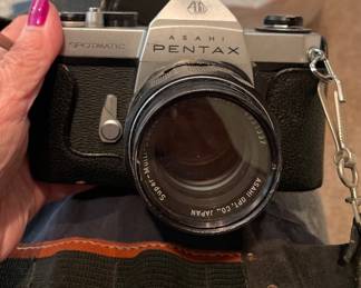 Pentax Asahhi Spotmatic Camera with Case