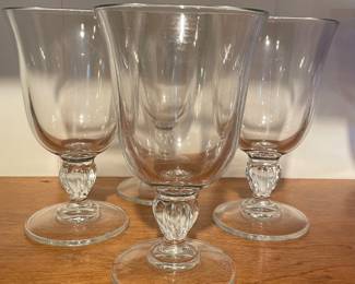 Clear Glass Water Goblet