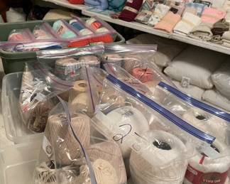 Crochet Yarn and Thread, Linen