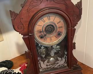 Antique Mantel Clocks ~ Warren Telechron & Seth Tomas Tudor Model