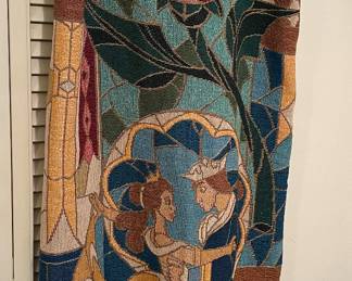 Walt Disney World Beauty & The Beast Throw Blanket