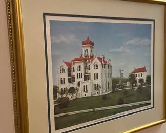 Chest of Drawers with Mirror, Touch On Lamps, Assorted Sewing Notions and Fabric