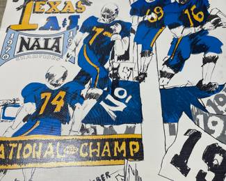 Texas A&I National Champions Poster ~ Go Javelinas
