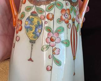 Lusterware Mini Vase/Urn with Handles