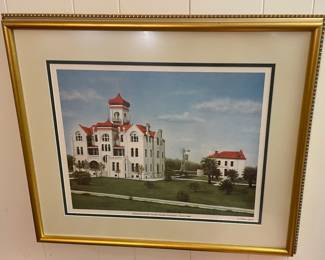 Chest of Drawers with Mirror, Touch On Lamps, Assorted Sewing Notions and Fabric