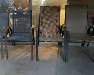 Assorted Patio Chairs