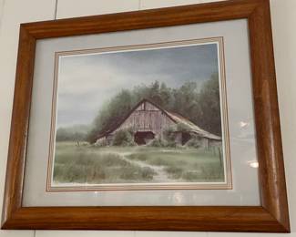 Framed Old Barnyard
