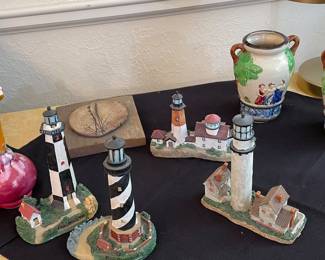 Resin Lighthouses, Urns Made in Japan