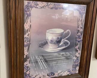Framed Simply Teacup on Table