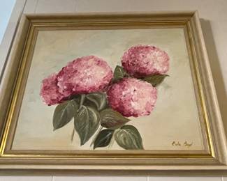 Oil on Canvas Hydrangea's