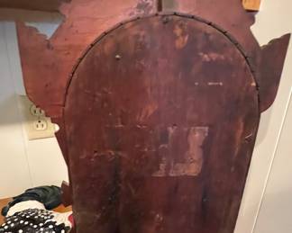 Backside of Antique Mantel Clocks ~ Warren Telechron & Seth Tomas Tudor Model