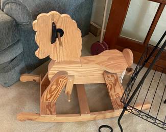 Hand Crafted Rocking Horse