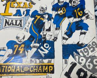 Texas A&I National Champions Poster ~ Go Javelinas
