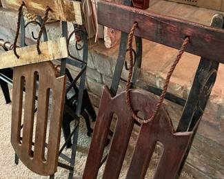 Wooden Decorative Sleds