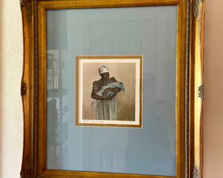 Beautifully framed Original Elizabeth O’Neill Signed Print “Blue Baby” 