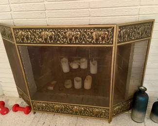 Brass Elephant Screen 