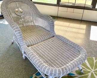 Wicker Chaise