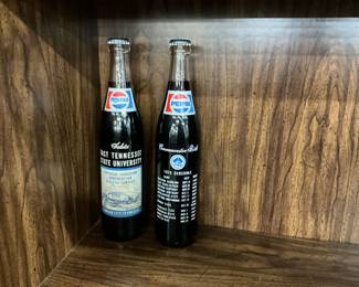 East TN State University Pepsi Bottles