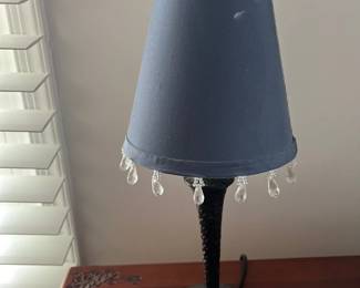 Vintage Chandelier Lampshade - Table Lamp 