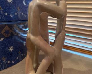African Soapstone Sculpture -  Family 