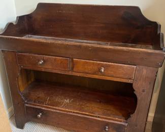 Country Craftsman Dry Sink Pine Wood 