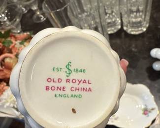 Old Royal Bone China England 