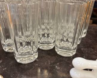 crystal drinking glasses 