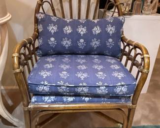Rattan Armchair with Cushion 