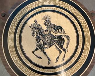 Greek Motif End Table in the Manner of Piero Fornasetti 