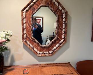 Hexagonal Wall Mirror 
