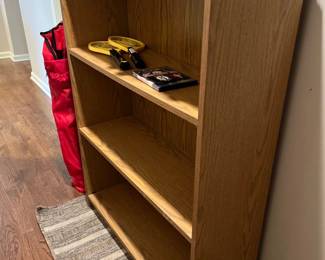 Wooden bookshelf
